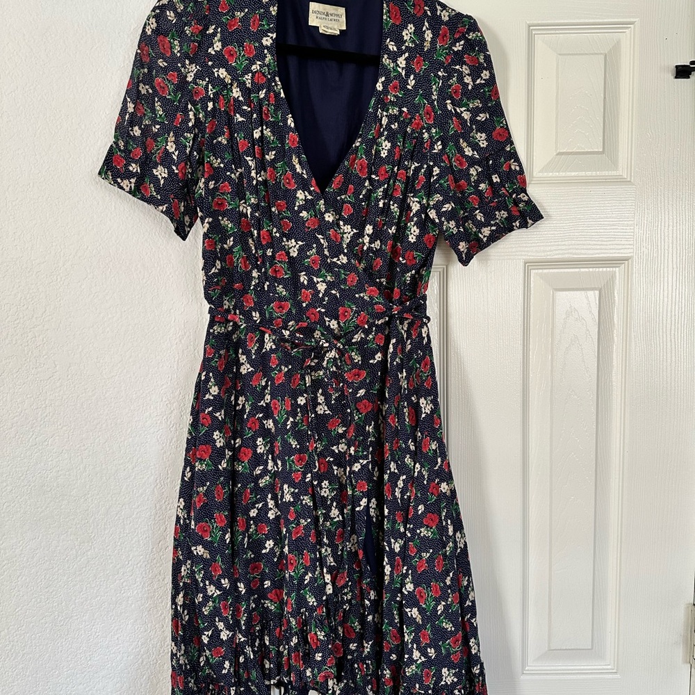 Floral V-Neck Dress
